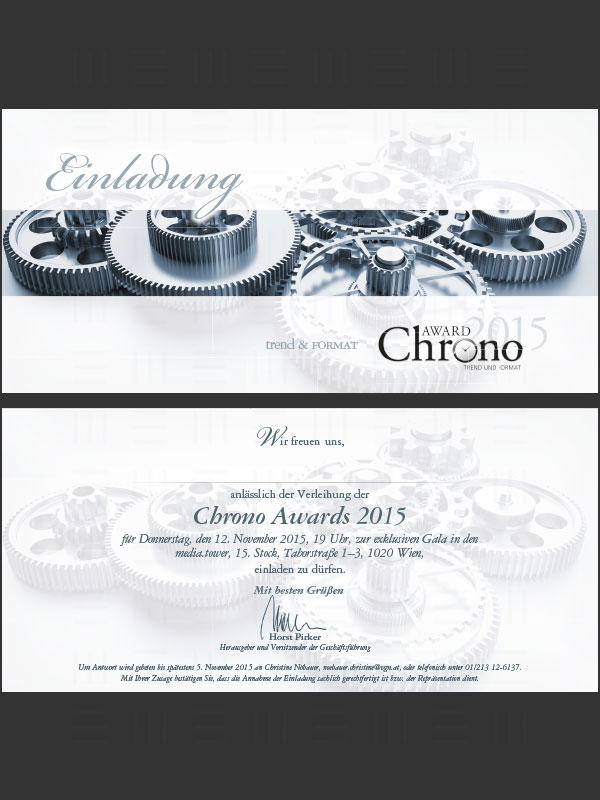 Chrono Award 2015