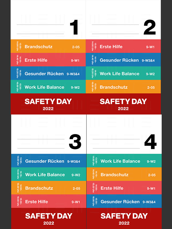 Safety Day Batches